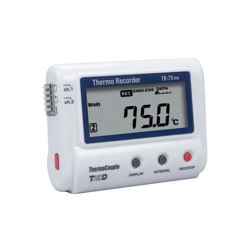 Temperatur-Datenlogger - TR-75nw - T&D Corporation - USB / Netzwerkfähiger LAN WLAN / mit Display