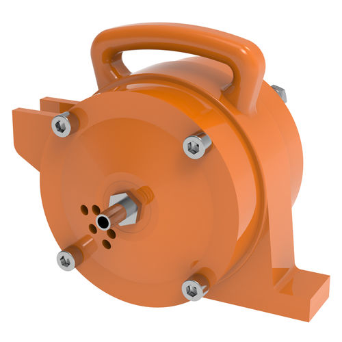 Luft-Vibrationsmotor - KVM-HV series - KEM-P VIBRATION MOTORS - pneumatisch / kreisförmig / für Wand