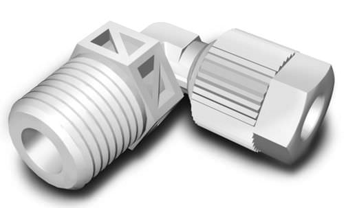 Pneumatischer Anschluss - PVDF series - SERTO - Einschraub / rechtwinkelig / Kunststoff