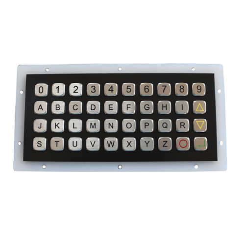 Nummernblock / 40 Tasten - K-TEK-A191-BT-DWP - Key Technology China Limited - einbaufähig / Edelstahl / schwarzes Titan