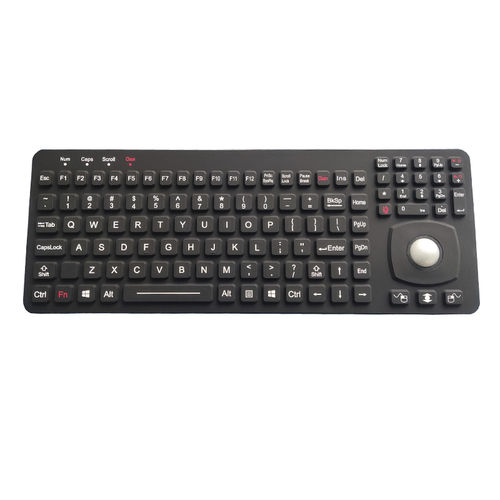 Einbaufähige Tastatur - K-TEK-M366-OTB-KP-FN-BL-OEM - Key Technology China Limited - mit mechanischen Tasten / mit FN-Taste / 3 Maustasten