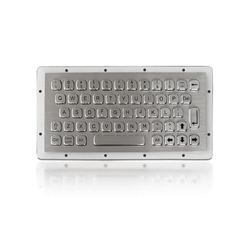 Einbaufähige Tastatur - K-TEK-A224-UT-DWP - Key Technology China Limited - 53 Tasten / für Armaturenbrett / für Industrieanwendungen