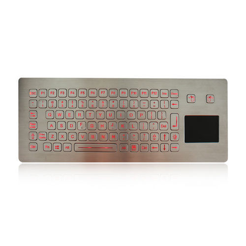 Einbaufähige Tastatur - K-TEK-B361TP-FN-BL-DWP - Key Technology China Limited - 2 Maustasten / 86 Tasten / Industrie