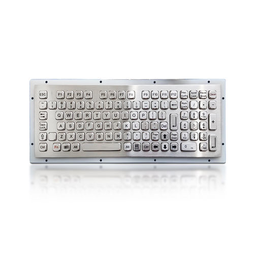 Einbaufähige Tastatur - K-TEK-A340KP-FN-DWP - Key Technology China Limited - 102 Tasten / für Industrieanwendungen / für Außenbereich