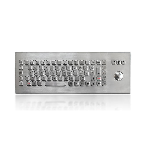 Einbaufähige Tastatur - K-TEK-A400-MTB-DWP - Key Technology China Limited - 3 Maustasten / 75 Tasten / Trackball