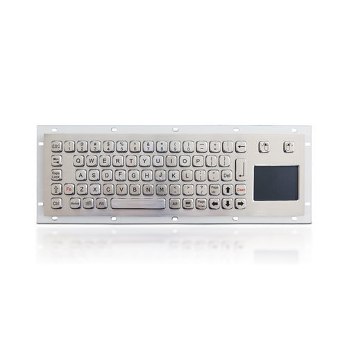 Einbaufähige Tastatur - K-TEK-A343TP-DWP - Key Technology China Limited - mit FN-Taste / 2 Maustasten / 70 Tasten