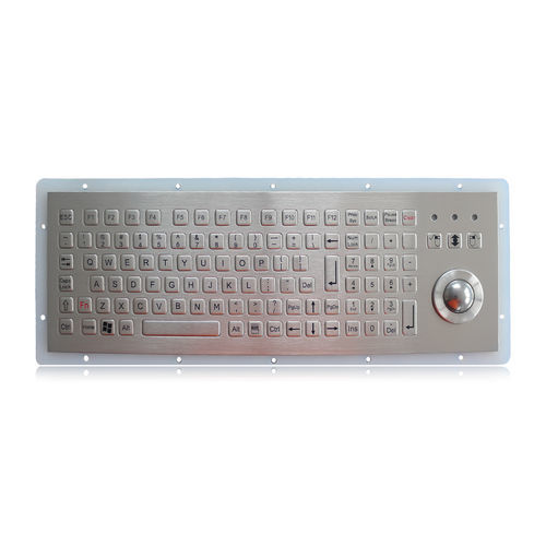 Einbaufähige Tastatur - K-TEK-B312-MTB-KP-FN-DWP - Key Technology China Limited - mit FN-Taste / 3 Maustasten / 107 Tasten