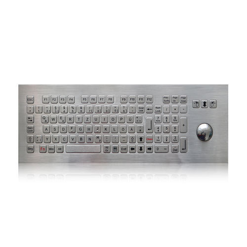 Einbaufähige Tastatur - K-TEK-B420-OTB-KP-FN-DWP - Key Technology China Limited - mit FN-Taste / 3 Maustasten / 104 Tasten