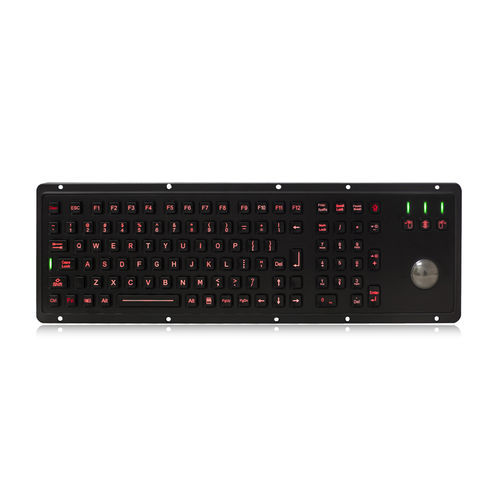 Einbaufähige Tastatur - K-TEK-M460-TB-KP-FN-BL-BT - Key Technology China Limited - mit FN-Taste / 3 Maustasten / 106 Tasten