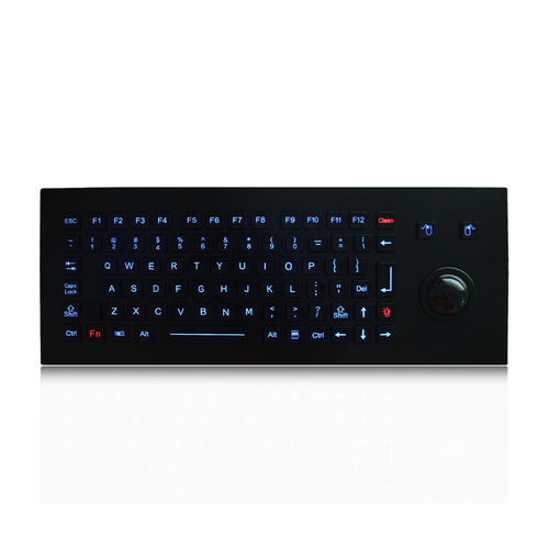 Einbaufähige Tastatur - K-TEK-M361-MTB-FN-BL-BT-DWP - Key Technology China Limited - mit FN-Taste / 3 Maustasten / 85 Tasten
