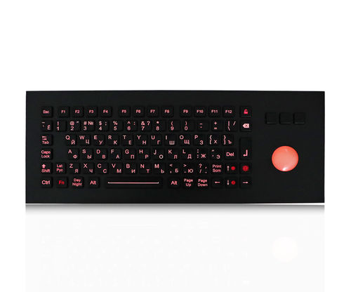 Einbaufähige Tastatur - K-TEK-M361-CTB-FN-BL-BT-DWP - Key Technology China Limited - mit FN-Taste / 3 Maustasten / 85 Tasten