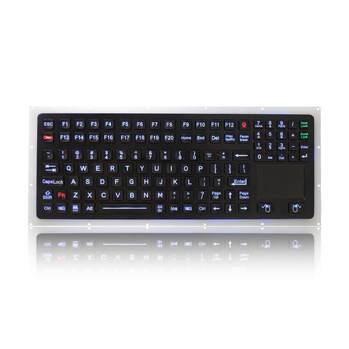 Einbaufähige Tastatur - K-TEK-M360TP-KP-FN-BL-BT-DWP - Key Technology China Limited - mit FN-Taste / 2 Maustasten / 116 Tasten