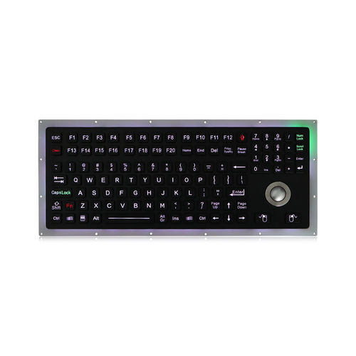 Einbaufähige Tastatur - K-TEK-M360-25-OTB-KP-FN-BL-BT-DWP - Key Technology China Limited - mit FN-Taste / 2 Maustasten / 116 Tasten