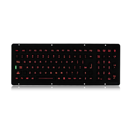 Tastatur für Marineanwendungen - K-TEK-M398KP-FN-BL-BT - Key Technology China Limited - einbaufähig / mit FN-Taste / 103 Tasten