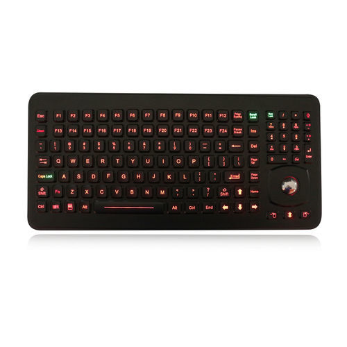 Einbaufähige Tastatur - K-TEK-M379-OTB-KP-FN-BL-IL  - Key Technology China Limited - mit mechanischen Tasten / mit FN-Taste / 3 Maustasten