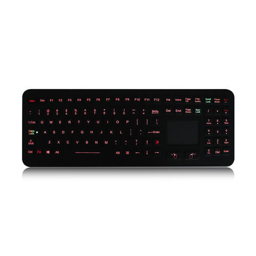 Einbaufähige Tastatur - K-TEK-M399TP-KP-FN-BL - Key Technology China Limited - mit mechanischen Tasten / mit FN-Taste / 2 Maustasten