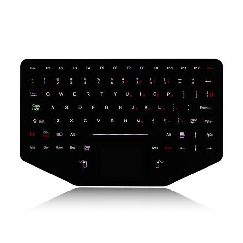 Einbaufähige Tastatur - K-TEK-M275TP-FN-BL-IL-OEM - Key Technology China Limited - Kohlenstoffkontakt / mit FN-Taste / 2 Maustasten