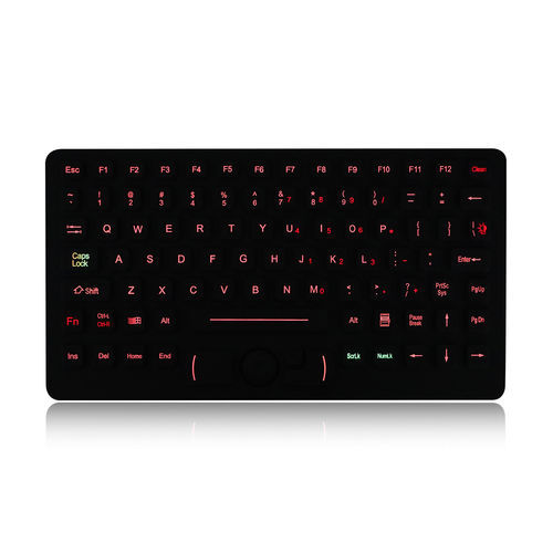 Einbaufähige Tastatur - K-TEK-M276HP-FN-BL-ML-EMC-OEM - Key Technology China Limited - mit mechanischen Tasten / mit FN-Taste / 3 Maustasten
