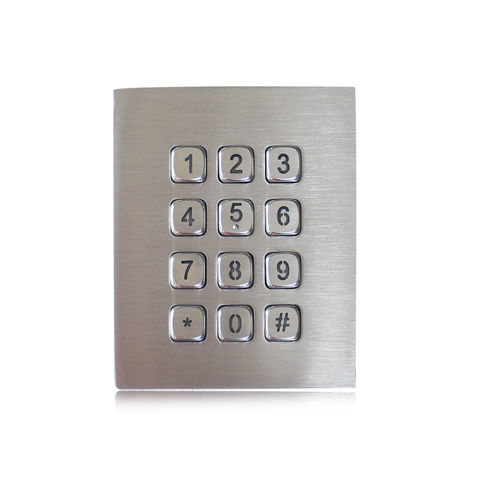 Nummernblock / 12 Tasten - K-TEK-A88KP-DT-DWP  - Key Technology China Limited - Benchtop / Metall / Edelstahl