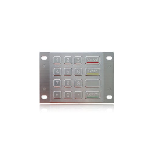 Nummernblock / 16 Tasten - K-TEK-B100-91.5KP-RP-IT-DWP - Key Technology China Limited - einbaufähig / Metall / Edelstahl