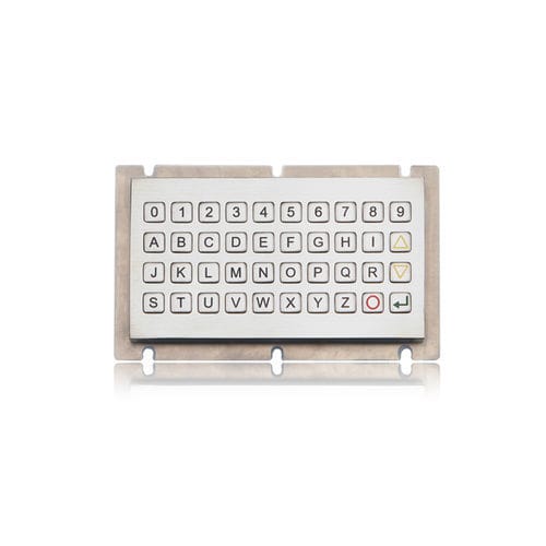 Nummernblock / 40 Tasten - K-TEK-B80KP-40-IT-DWP - Key Technology China Limited - einbaufähig / Edelstahl / RS-232