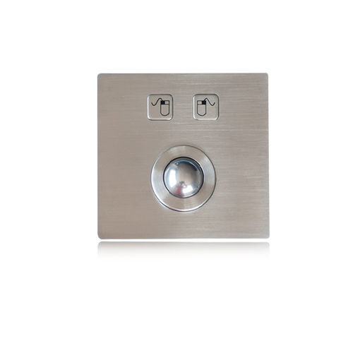 Optischer Trackball - K-TEK-B95-25-OTB-UT-DWP - Key Technology China Limited - einbaufähig / 1 inch (25 mm) / Edelstahl