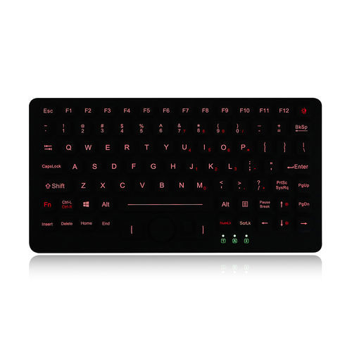 Einbaufähige Tastatur - K-TEK-M282-DHP-FN-BL-NV-151B-SS - Key Technology China Limited - mit mechanischen Tasten / mit FN-Taste / 3 Maustasten