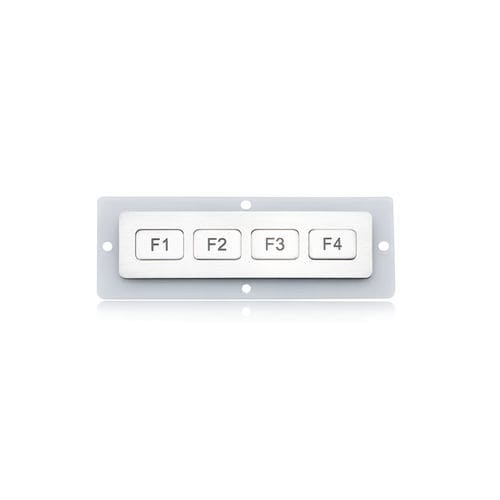 Steuerungs-Nummernblock - K-TEK-B110FK-4-AC-DWP - Key Technology China Limited - 4 Tasten / einbaufähig / Edelstahl