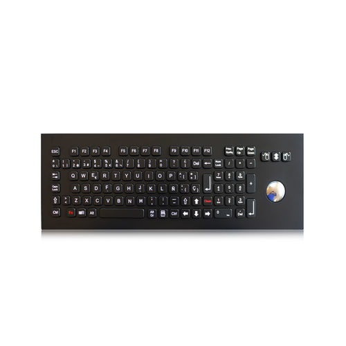 Einbaufähige Tastatur - K-TEK-A420-OTB-KP-FN-BT-DWP - Key Technology China Limited - mit FN-Taste / 3 Maustasten / 104 Tasten