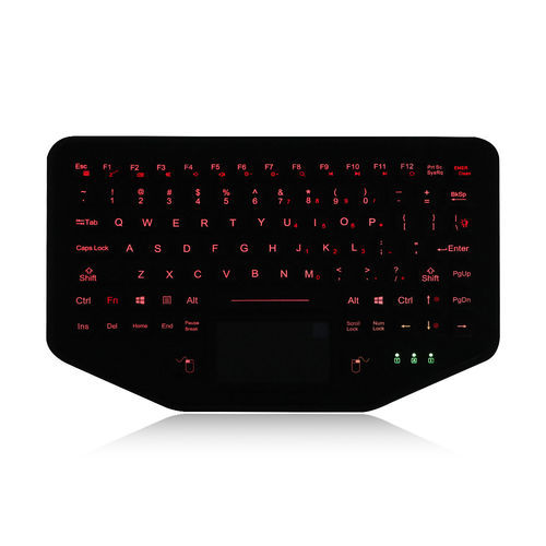 Desktop-Tastatur - K-TEK-M284TP-FP-FN-BL-FDT - Key Technology China Limited - mit mechanischen Tasten / mit FN-Taste / 2 Maustasten