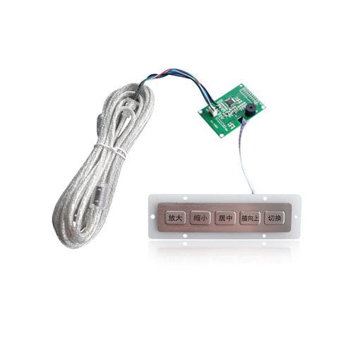 Nummernblock / 5 Tasten - K-TEK-B135FK-5-DWP - Key Technology China Limited - einbaufähig / Edelstahl / RS-232