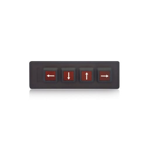 Steuerungs-Nummernblock - K-TEK-M32FK-4-AC-BL - Key Technology China Limited - 4 Tasten / einbaufähig / Silikongummi