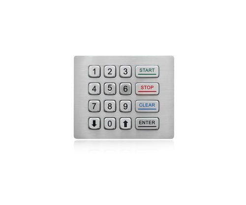 Nummernblock / 16 Tasten - K-TEK-A120KP-DWP - Key Technology China Limited - einbaufähig / Edelstahl / RS-232