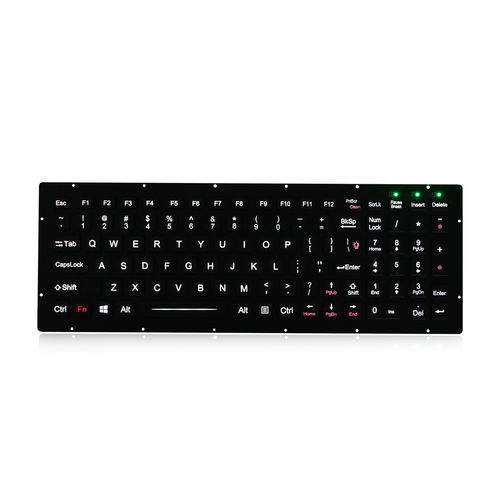 Einbaufähige Tastatur - K-TEK-M334KP-FN-BL-IT-NV-151B-DWP - Key Technology China Limited - mit mechanischen Tasten / mit FN-Taste / 101 Tasten