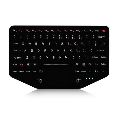 Einbaufähige Tastatur - K-TEK-M275TP-FN-BL-ML-DWP - Key Technology China Limited - mit mechanischen Tasten / 2 Maustasten / mit FN-Taste