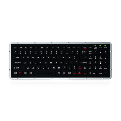 Einbaufähige Tastatur - K-TEK-M327KP-FN-BL-IT-ML-DWP - Key Technology China Limited - mit mechanischen Tasten / mit FN-Taste / 101 Tasten