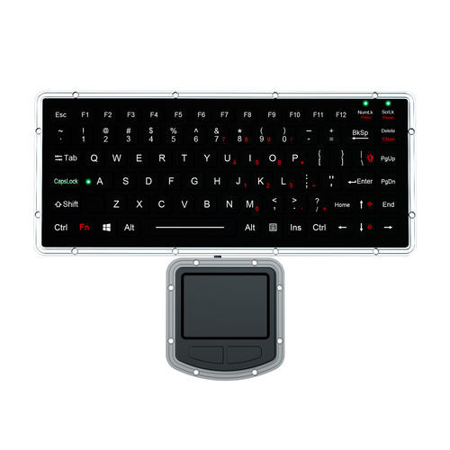 Einbaufähige Tastatur - K-TEK-M270-FN-BL-IT-NV-151B-DWP+M73TP - Key Technology China Limited - mit mechanischen Tasten / mit FN-Taste / 2 Maustasten