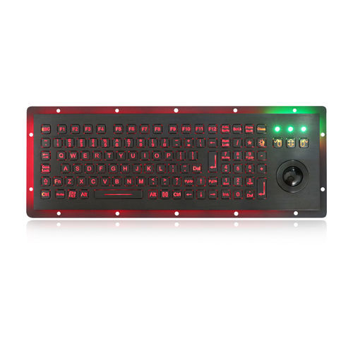 Einbaufähige Tastatur - K-TEK-B312-OTB-KP-FN-BL-DWP  - Key Technology China Limited - mit mechanischen Tasten / mit FN-Taste / 3 Maustasten