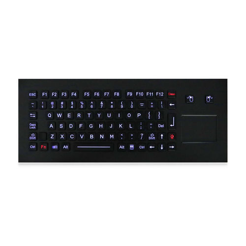 Einbaufähige Tastatur - K-TEK-M361TP-FN-BL-NV-151B-BT-DWP - Key Technology China Limited - mit mechanischen Tasten / 2 Maustasten / 84 Tasten