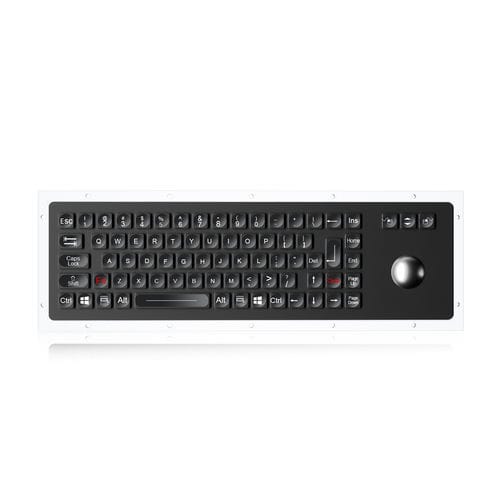 Einbaufähige Tastatur -  K-TEK-M380-OTB-BT-IL-DWP - Key Technology China Limited - mit mechanischen Tasten / 3 Maustasten / 76 Tasten