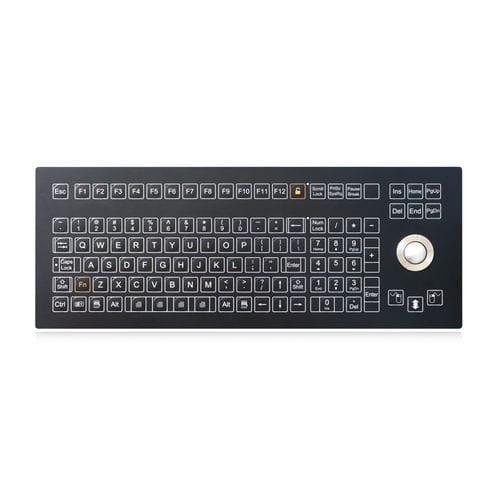 Einbaufähige Tastatur - K-TEK-D405TP-KP-FN-SW - Key Technology China Limited - Membran / 2 Maustasten / 108 Tasten