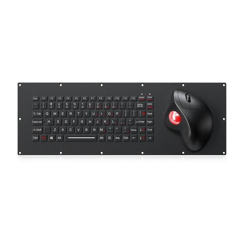 Einbaufähige Tastatur - K-TEK-M440-OTB-FN-BL-NV-151B-DWP-AL - Key Technology China Limited - mit mechanischen Tasten / 86 Tasten / Trackball