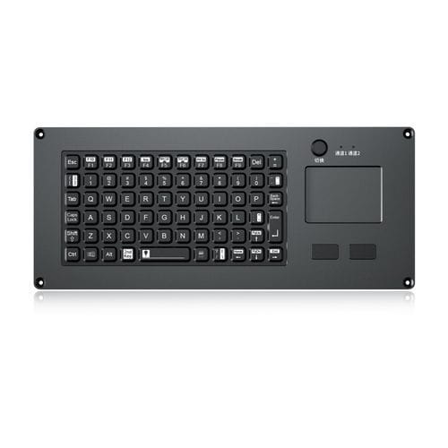 Einbaufähige Tastatur - K-TEK-M310TP-FN-BL-ML+KVM - Key Technology China Limited - mit mechanischen Tasten / 2 Maustasten / 69 Tasten