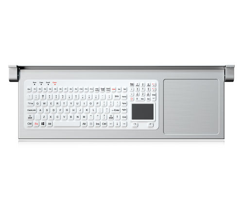 Tastatur mit mechanischen Tasten - K-TEK-M560TP-KP-FN-BL-SDT-SS - Key Technology China Limited - 2 Maustasten / 110 Tasten / Touchpad
