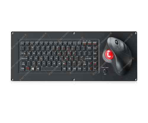Einbaufähige Tastatur - K-TEK-M430-170-OTB-FN-BL-ML+KVM - Key Technology China Limited - mit mechanischen Tasten / 3 Maustasten / 87 Tasten