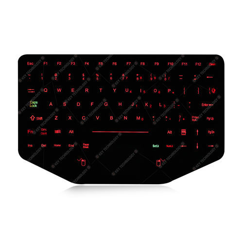 Einbaufähige Tastatur - K-TEK-M275TP-FN-BL-ML-EMC-OEM - Key Technology China Limited - mit mechanischen Tasten / mit FN-Taste / 2 Maustasten