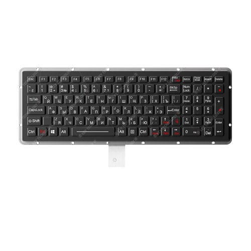 Einbaufähige Tastatur - K-TEK-M327KP-FN-BL-DM-DWP - Key Technology China Limited - mit mechanischen Tasten / 101 Tasten / mit FN-Taste