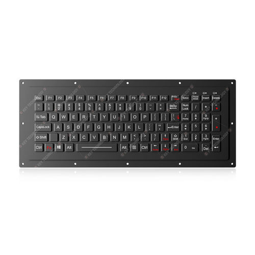 Einbaufähige Tastatur - K-TEK-M338-122KP-FN-BL-NV-151B-DWP - Key Technology China Limited - mit mechanischen Tasten / 101 Tasten / für die Transportindustrie