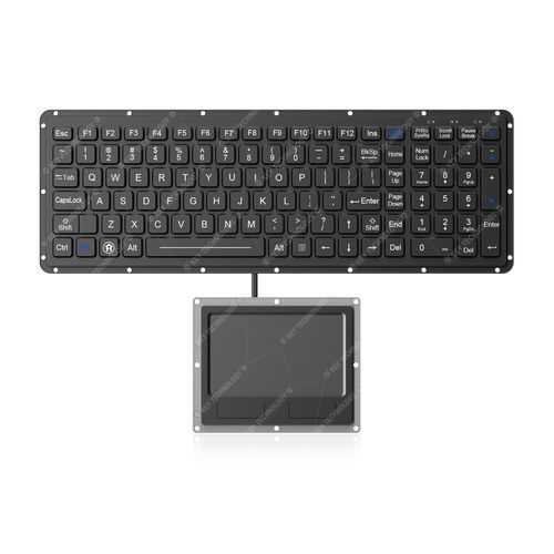 Einbaufähige Tastatur - K-TEK-K-TEK-M386KP-FN-BL-ML+M127TP - Key Technology China Limited - mit mechanischen Tasten / 105 Tasten / mit FN-Taste