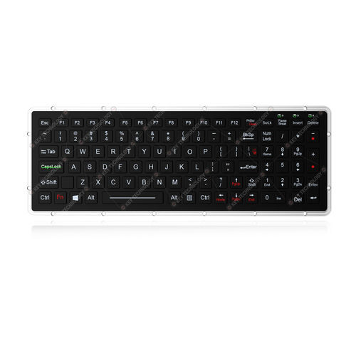Einbaufähige Tastatur - K-TEK-M327KP-FN-BL-IT-NV-151B-DWP - Key Technology China Limited - mit mechanischen Tasten / 101 Tasten / mit FN-Taste